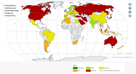 Maroc : 2e meilleur pays dans l'action contre le changement climatique 1 2019 Climate Change Performance Index