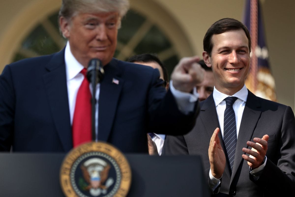 Jared Kushner trump israel palestine