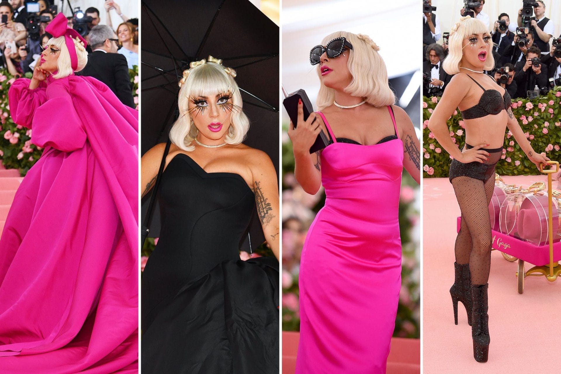 lady agag met gala 4 tenues