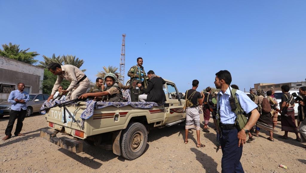 Un attaque Houthi contre un défilé militaire à Aden, au Yémen 2 Un attaque Houthi contre un défilé militaire à Aden, au Yémen