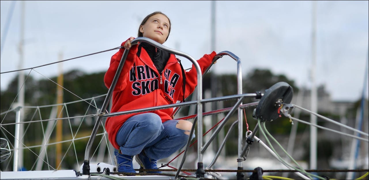 Greta Thunberg se dirige vers New York sur un yacht zéro carbone