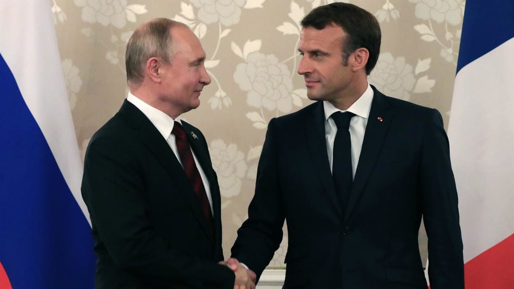 L’Ukraine principal sujet de la rencontre Macron-Poutine avant le G7