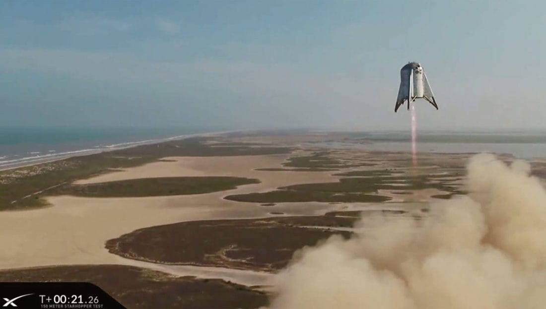 SpaceX : le prototype Starhopper plus puissant que jamais ! 2 starhopper_testflight_aug2019