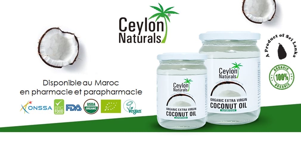 L’huile de coco extra-vierge disponible pour la première fois au Maroc 2 Ceylon Naturals (1)