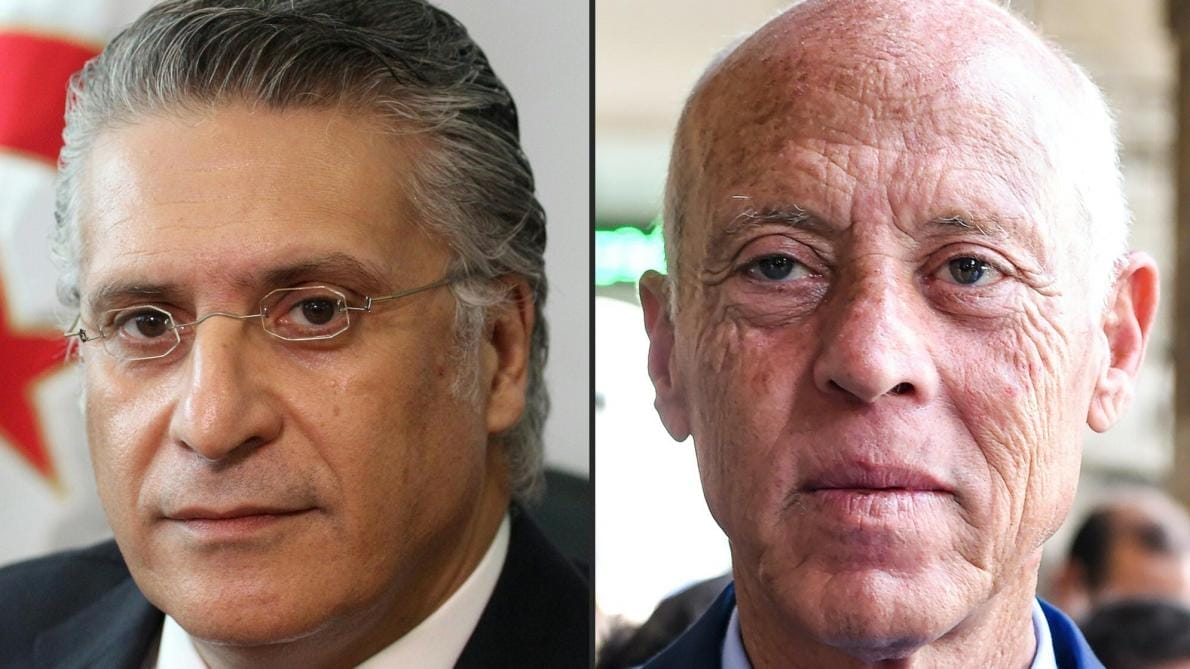 Saied et Karoui passent au second tour des présidentielles