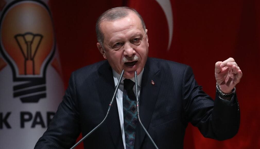 Opération Printemps de la Paix : le coup de gueule d’Erdogan 2 Erdogan hurle (1)