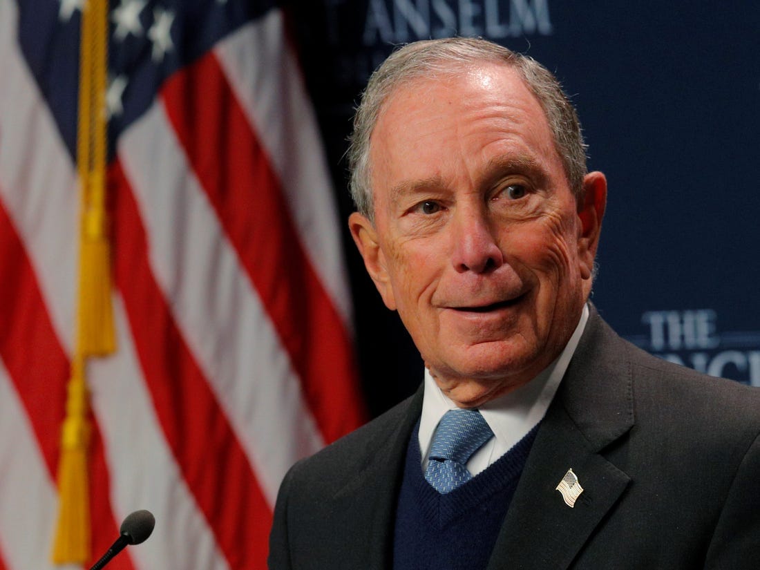 Présidentielle aux USA : Michael Bloomberg officialise sa candidature 2 5d6943ad2e22af32541c40f6
