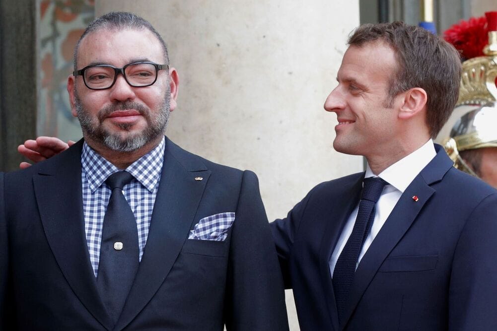 Le-roi-du-Maroc-Mohammed-VI-recu-par-Emmanuel-Macron-a-l-Elysee (1)