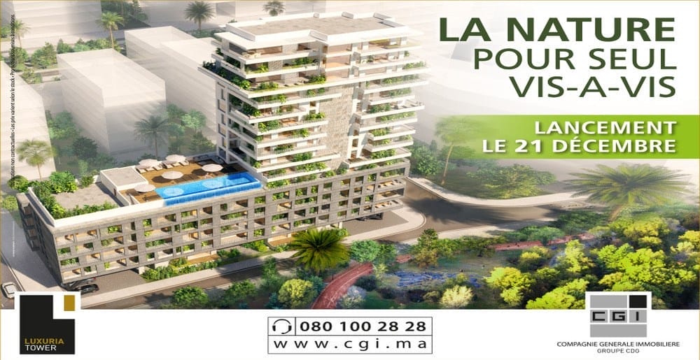 La CGI entame la commercialisation de son projet « Luxuria Tower »