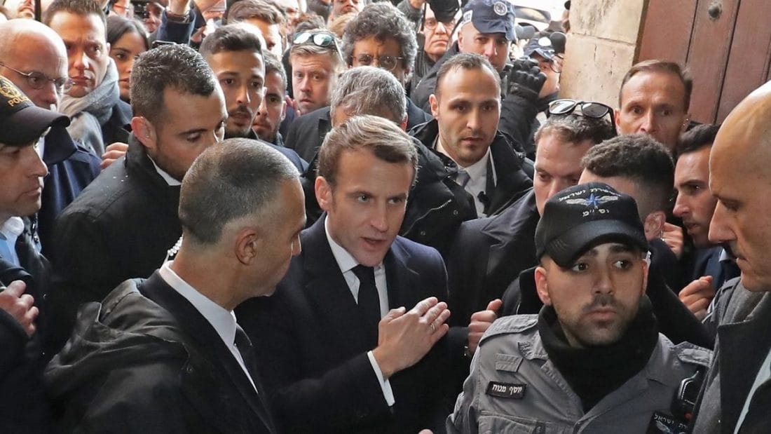 Le coup de chaud de Macron à Jérusalem 2 macron à Jérusalem