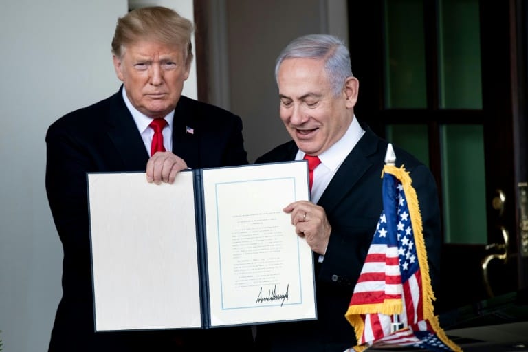 trump_netanyahou_et_gantz Trump, Netanyahou et Gantz