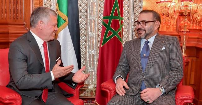 Pour le 58e anniversaire du roi de Jordanie, le roi Mohammed VI lui adresse un message 2 ROIS