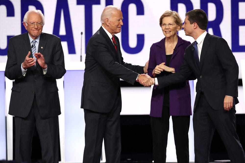 Primaires démocrates du New Hampshire : les enjeux sont élevés 2 biden sanders pete Warren