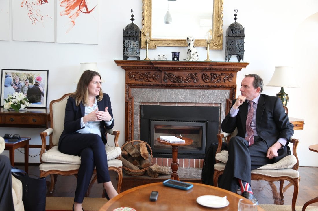 Stephanie Al-Qaq et Thomas Reilly