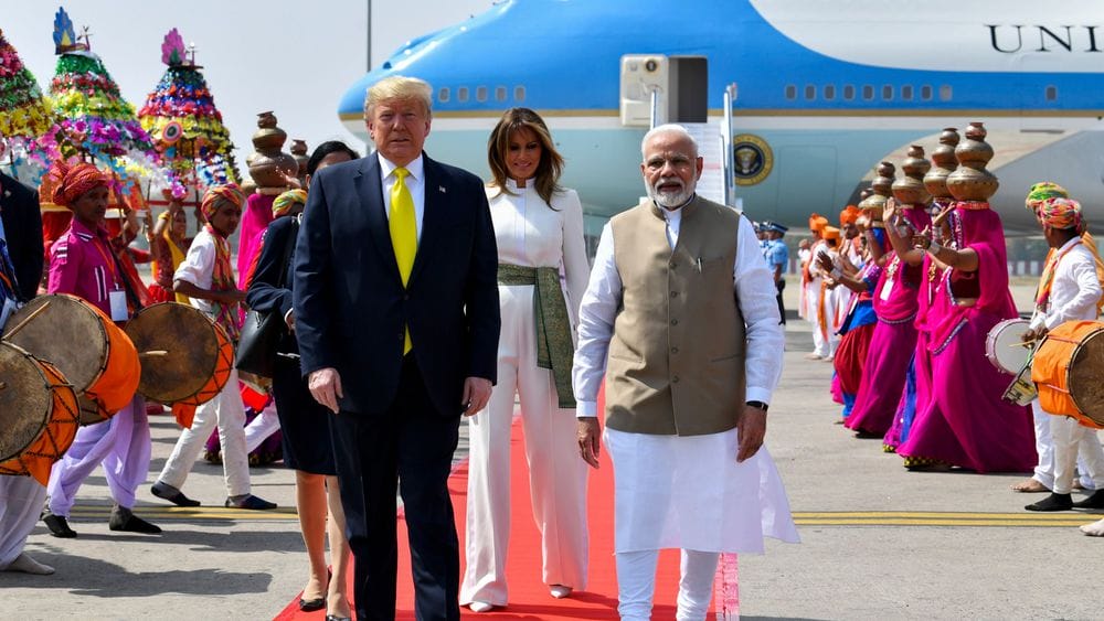 donald trump en inde