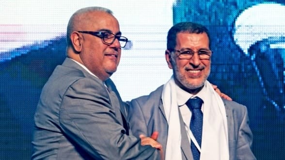 Abdelilah Benkirane et Saad Dine El Otmani