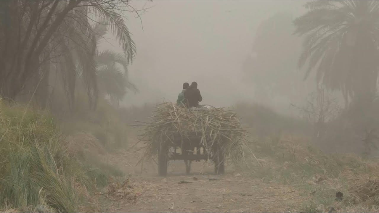 tempête de sable en Égypte