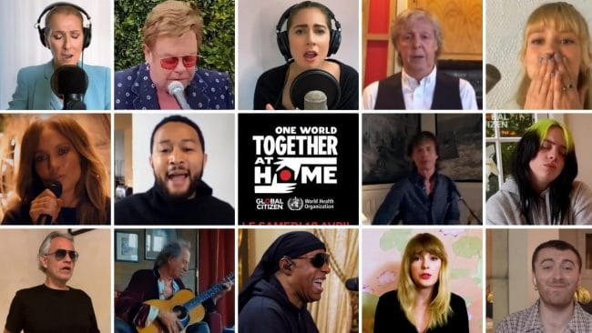 One World Together At Home : un concert planétaire pour les soignants