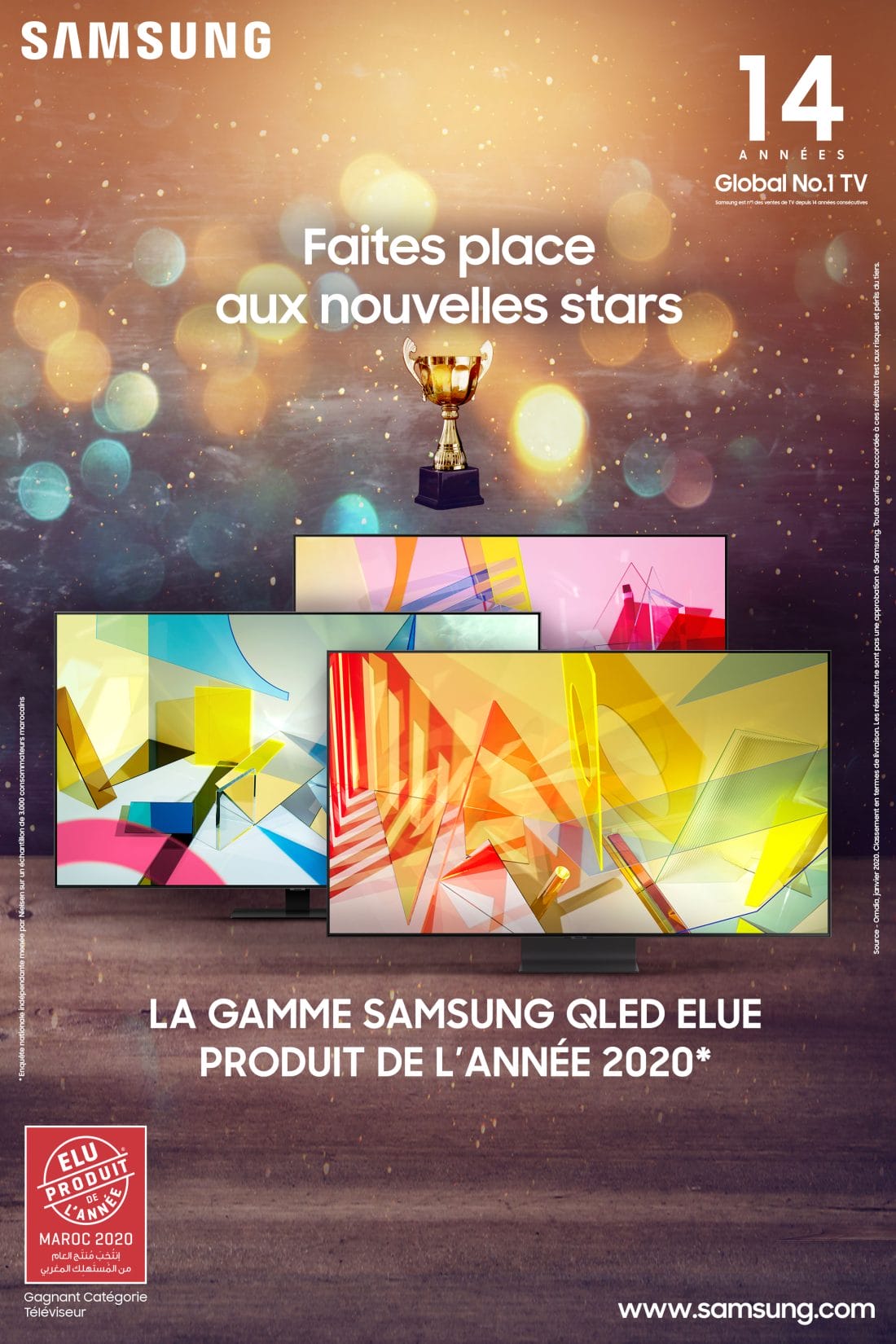 Le téléviseur QLED de Samsung élue «Produit de l’Année Maroc 2020» 2 Le téléviseur QLED de Samsung : produit de l’année