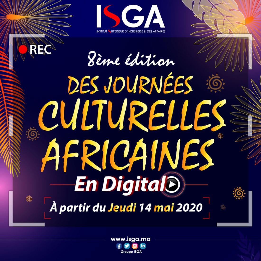 L’ISGA se prépare pour tenir la 8e édition des Journées Culturelles Africaines 2 ISGA : 8e édition des Journées Culturelles Africaines