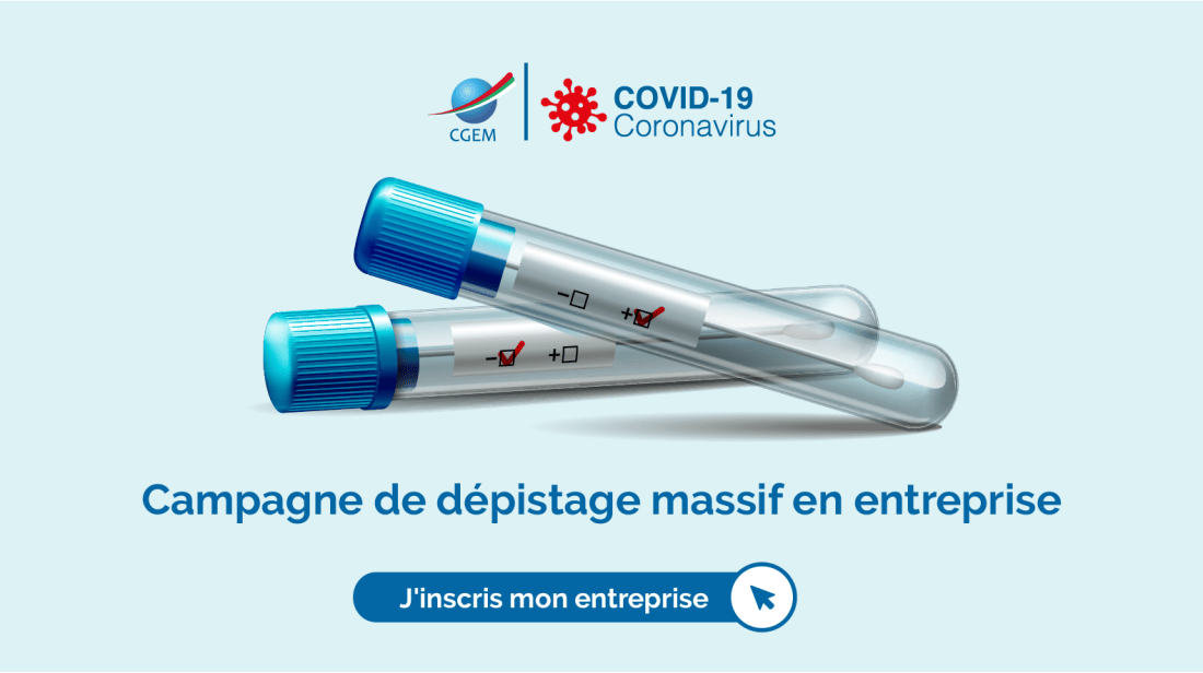Dépistage des entreprises privées, explications de la CGEM