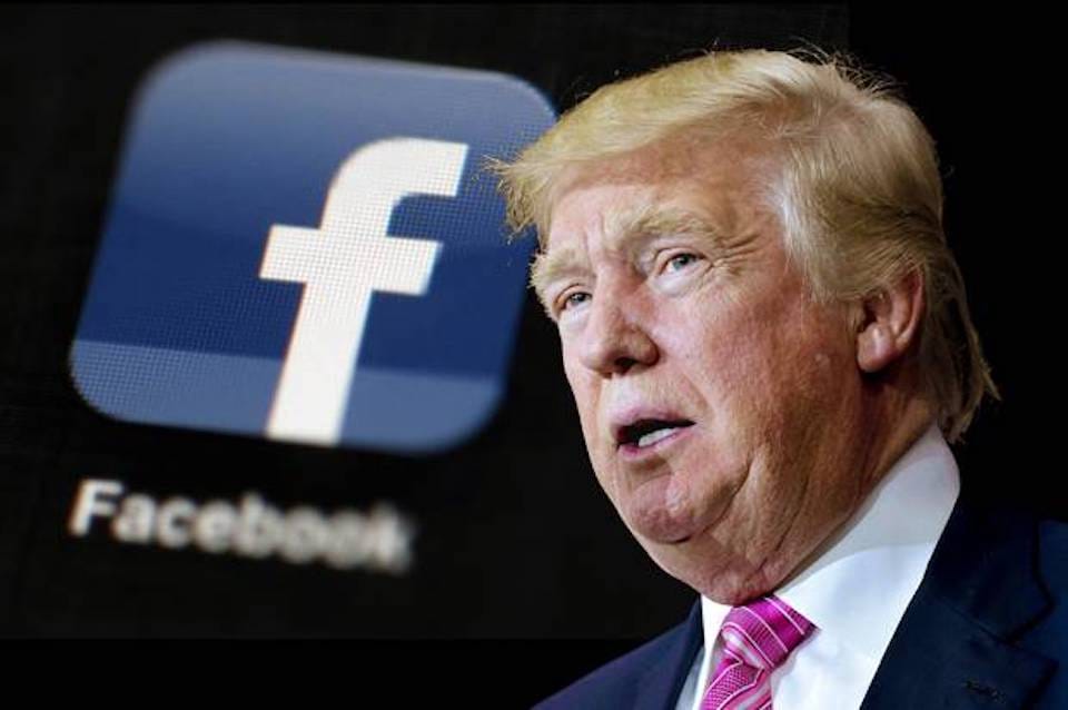 facebook donald trump