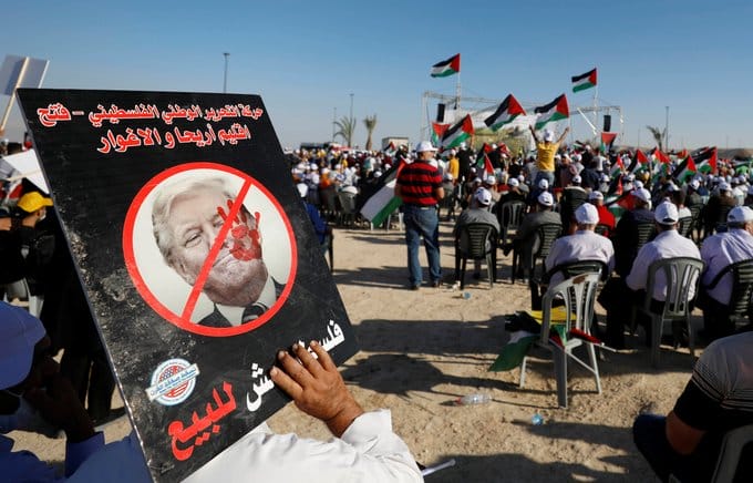 Des milliers de Palestiniens manifestent contre l’annexion