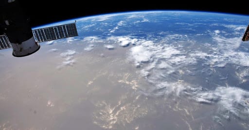 L'impressionnante brume de sable vue depuis l'espace