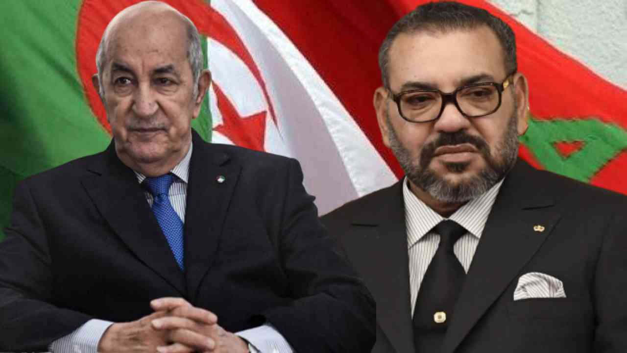 Le roi Mohammed VI et Abdelmadjid Tebboune