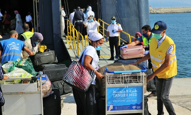 1er groupe des saisonnières Marocaines bloquées en Espagne