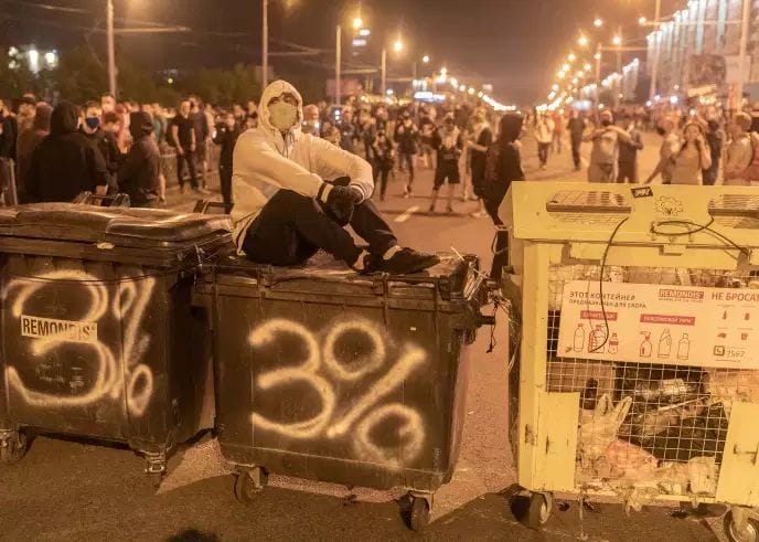 manifestations en Biélorussie