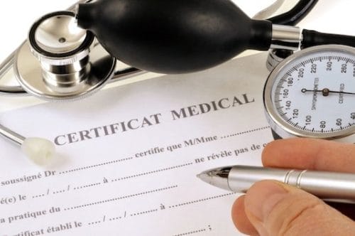 certificats médicaux