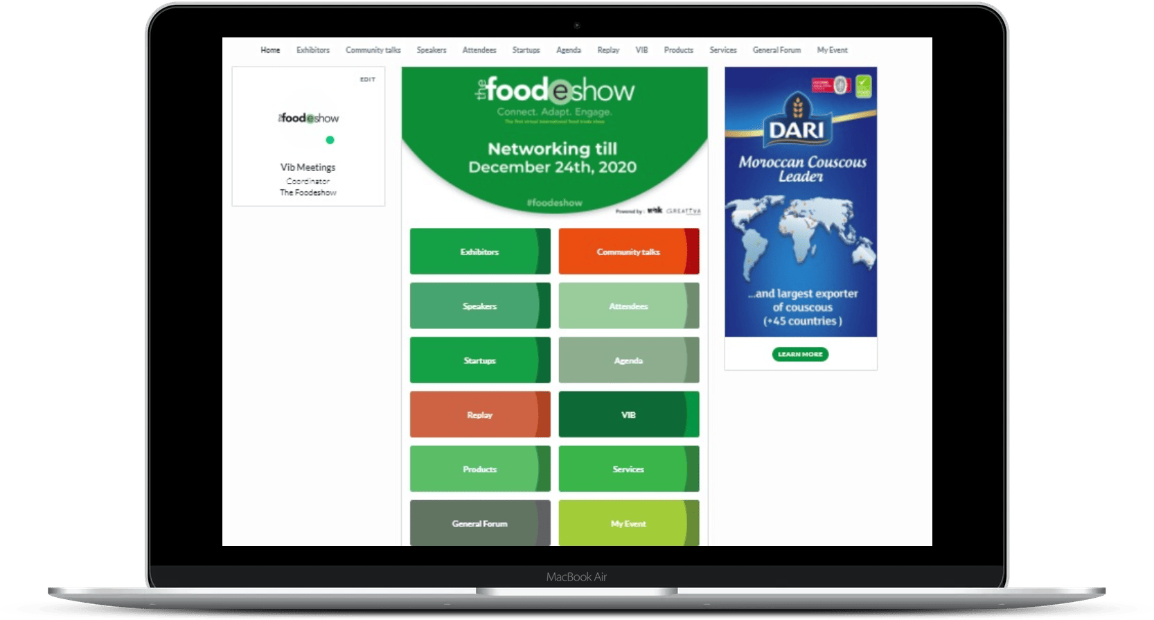 Les résultats de la première édition de The FoodEshow 