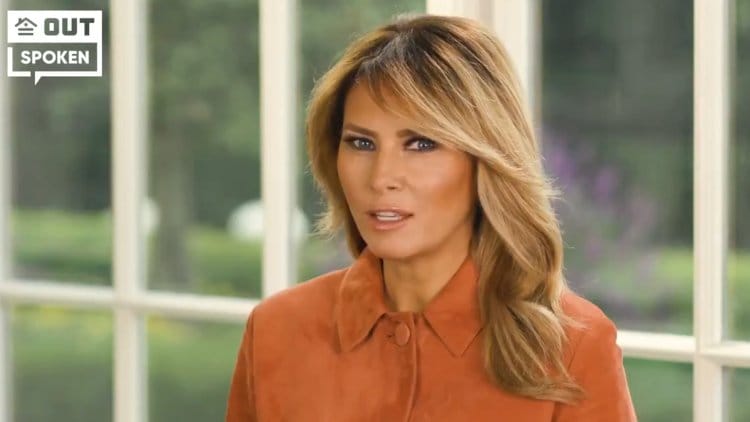 Détournement viral d’une vidéo de Melania Trump