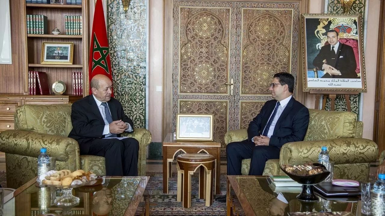 Fin de la visite de Le Drian au Maroc