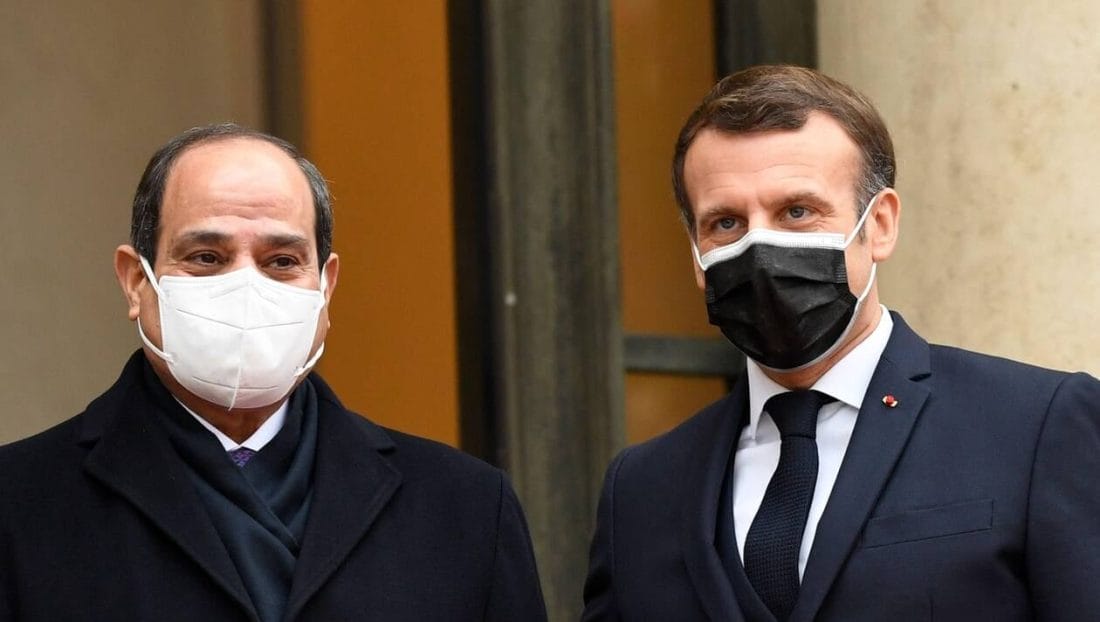 Emmanuel Macron reçoit le président égyptien Abdel Fattah al-Sissi à l'Élysée