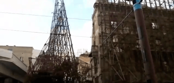 Casablanca : une partie de l'Hôtel Lincoln s'effondre 2 l'hôtel Lincoln