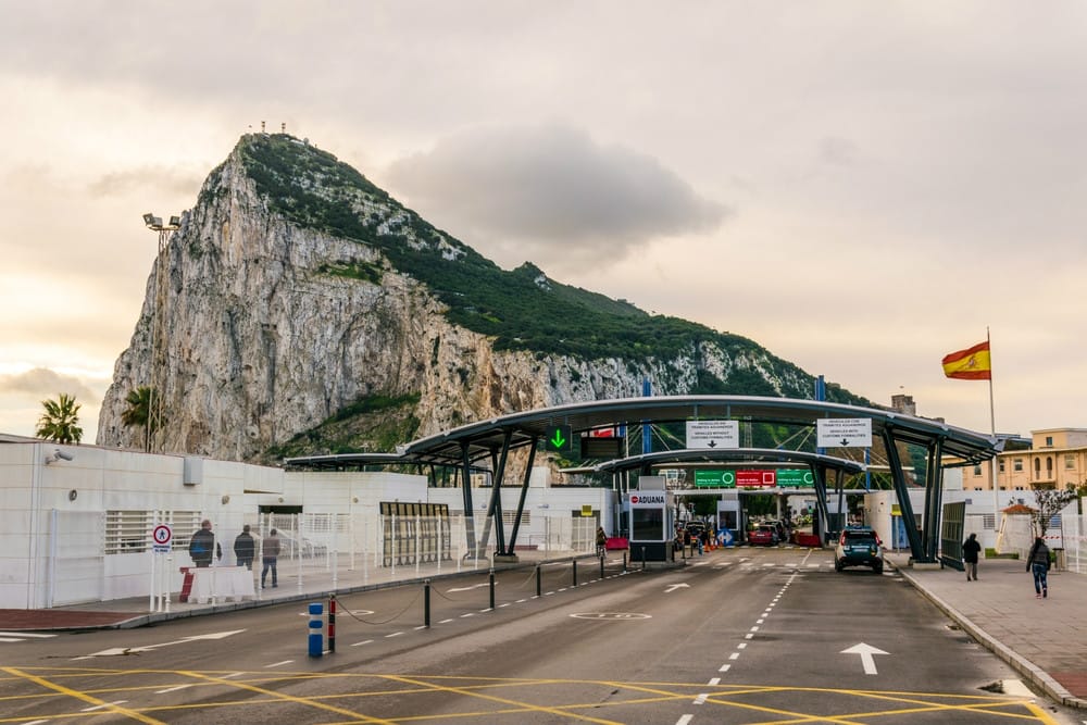 Frontière entre l'Espagne et Gibraltar