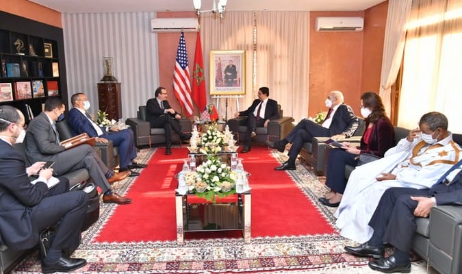 David Schenker reçu par Nasser Bourita à Dakhla © DR