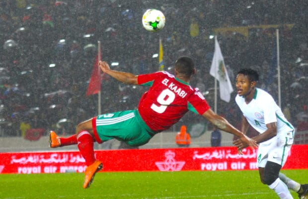 Ayoub El Kaabi, buteur de la CHAN 2018 © DR