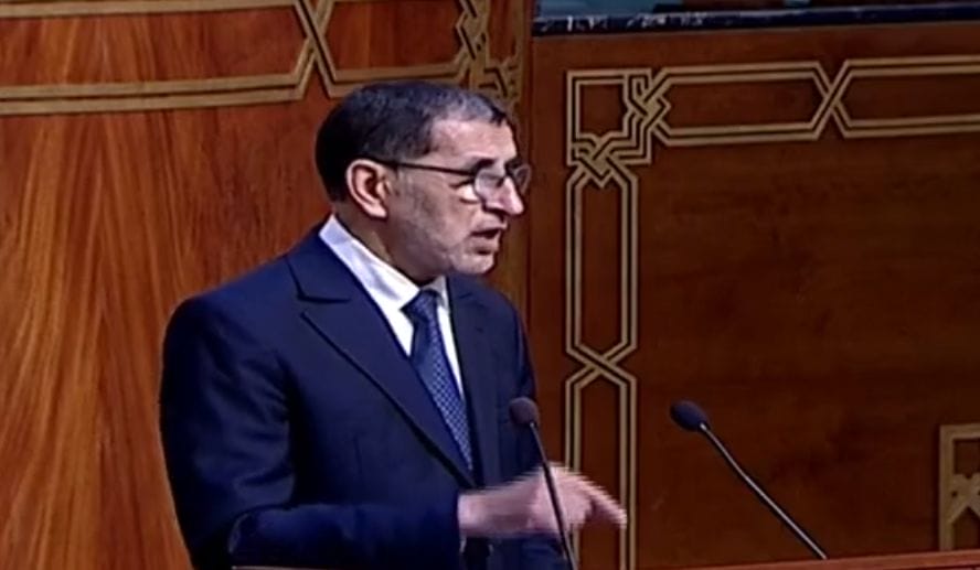 Saad Dine El Otmani &agrave; la Chambre des conseillers &copy; DR