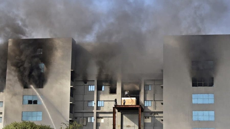 Incendie au site du fabricant de vaccins Serum institute of India 2 Serum institute of India