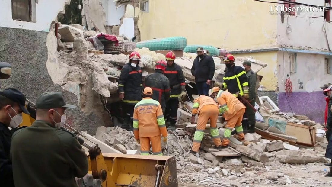 Casablanca : effondrement de trois maisons dans l'ancienne médina