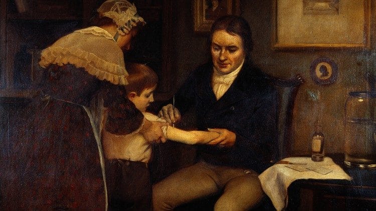 Edward Jenner (1749-1823), l'inventeur de la vaccine © Creative Commons Attribution