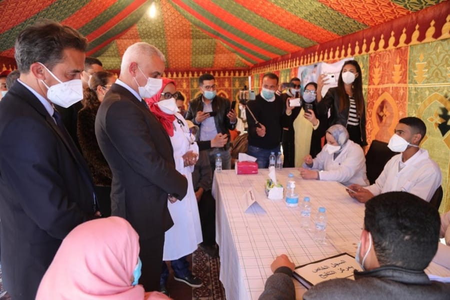 Covid-19 : une journée record à tous les niveaux 2 Le Maroc a battu un nouveau record de vaccinations ce mardi © DR