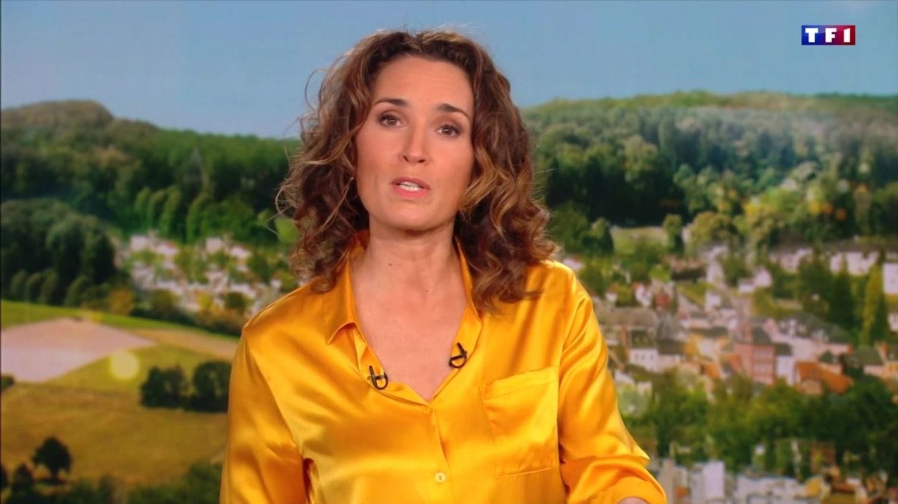 La présentatrice de TF1 Marie-Sophie Lacarrau le jeudi 18 février 2021 © TF1