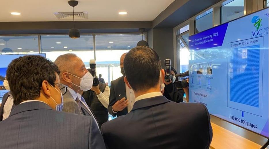 data Le ministre de l'Industrie, Moulay Hafid El Alamy, était à l'inauguration officielle de l'African SuperComputing © DR