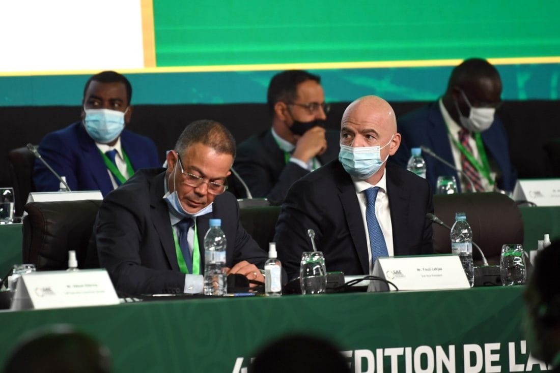 Patrice Motsepe élu président de la CAF 2 La 43e Assemblée générale ordinaire et élective de la CAF © Fédération royale marocaine de football (FRMF)/Twitter