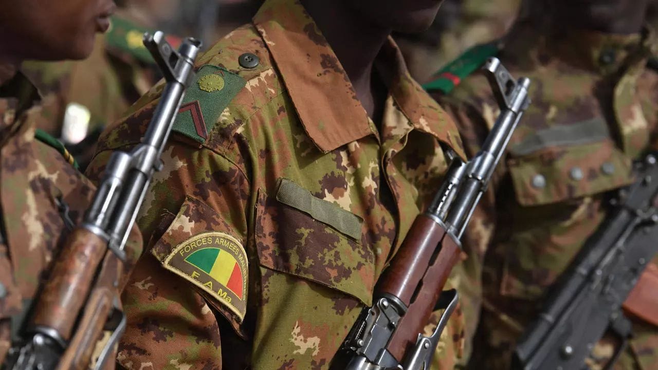 Soldats de l'armée malienne à Gao, au Mali, le 24 février 2019 © AFP - Alain Jocard