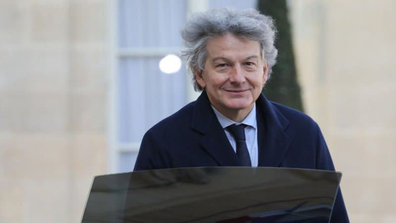 Thierry Breton, commissaire européen au marché intérieur en charge des vaccins